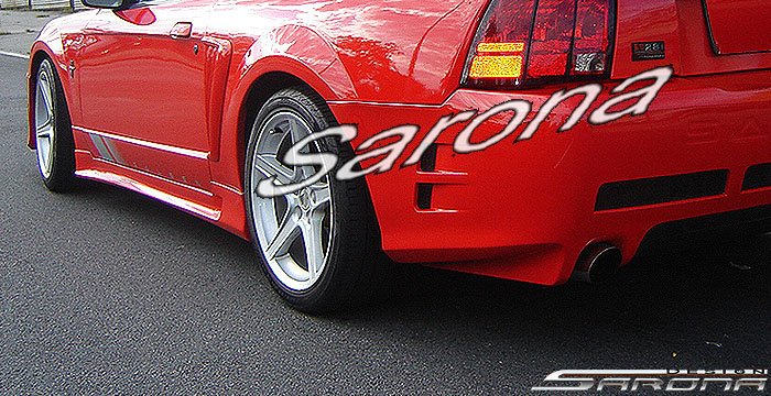 Custom Ford Mustang  Coupe & Convertible Side Skirts (1999 - 2004) - $490.00 (Part #FD-011-SS)